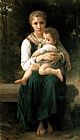 William Bouguereau The Two Sisters painting